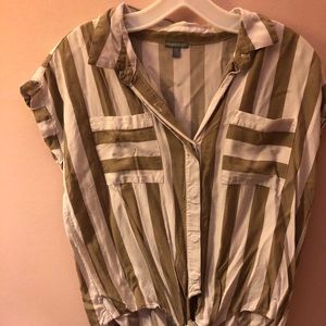 Button up collard top